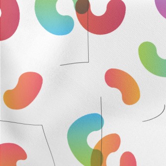 Gradient Curved Shape Lightweight Cotton Poplin