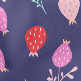 Cute Plum Tree Lightweight Cotton Poplin