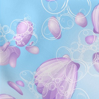 Fantasy Pearl Shell Lightweight Cotton Poplin