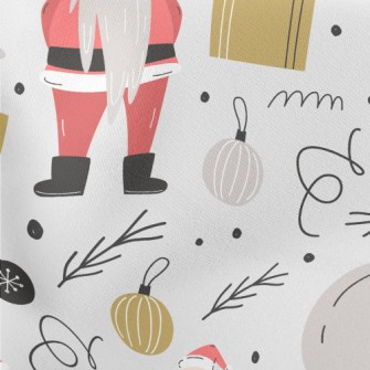 Proud Santa Claus Lightweight Cotton Poplin