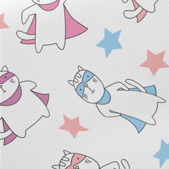 Super Cute Super Cat Midweight Cotton Poplin