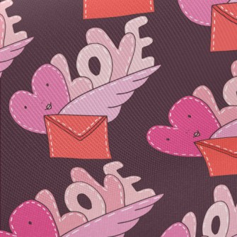 Hearts And Envelopes Midweight Cotton Poplin