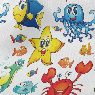 Colorful Cartoon Underwater Cr Terry