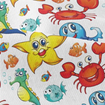 Colorful Cartoon Underwater Cr Modern Jersey