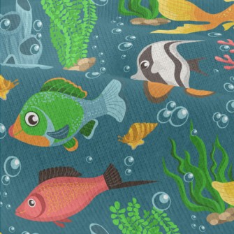 Colorful Underwater Fish Modern Jersey