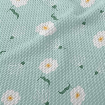 Temperamental Little White Flo Birdseye Piqué