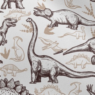 Lifelike Dinosaurs Chiffon