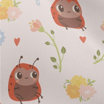 Cute Bee Ladybug Chiffon