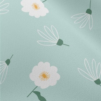 Temperamental Little White Flo Chiffon