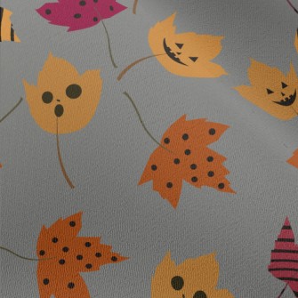 Funny Face Striped Maple Leaf Chiffon