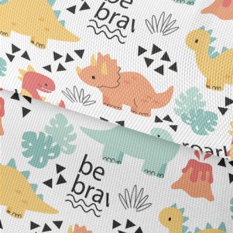 Lively Dinosaur Family Waterproof Oxford