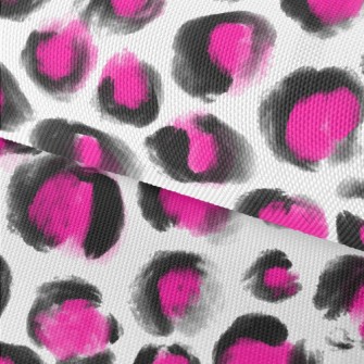Watercolor Fluorescent Leopard Waterproof Oxford