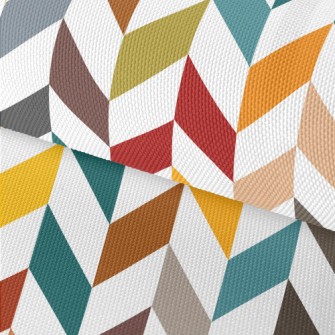 Colorful Oblique Rectangles Waterproof Oxford