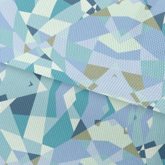 Irregular Patchwork Geometric  Waterproof Oxford