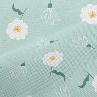 Temperamental Little White Flo Performance Linen