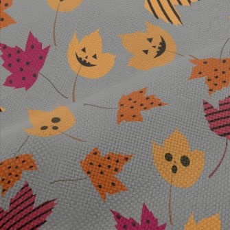Funny Face Striped Maple Leaf Performance Linen