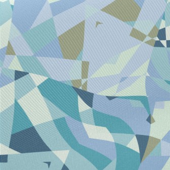 Irregular Patchwork Geometric  Twill