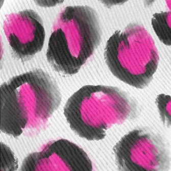 Watercolor Fluorescent Leopard Standard Corduroy