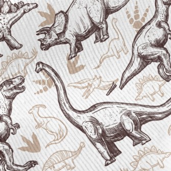 Lifelike Dinosaurs Standard Corduroy