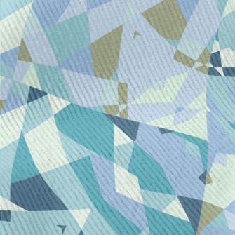 Irregular Patchwork Geometric  Standard Corduroy