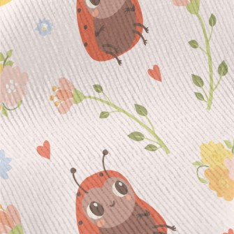 Cute Bee Ladybug Standard Corduroy
