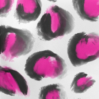 Watercolor Fluorescent Leopard Stretch Ponte