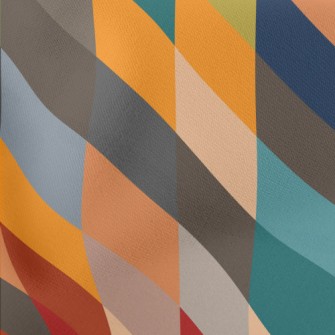 Retro Color Squares Stretch Ponte