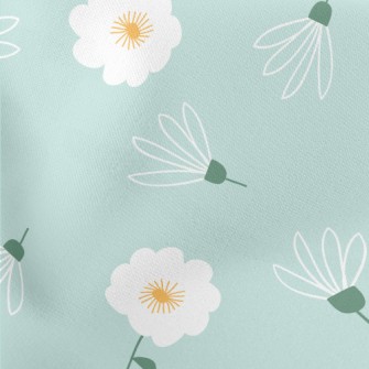 Temperamental Little White Flo Stretch Ponte