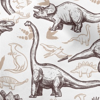 Lifelike Dinosaurs Micro Fleece