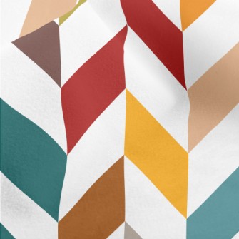 Colorful Oblique Rectangles Micro Fleece