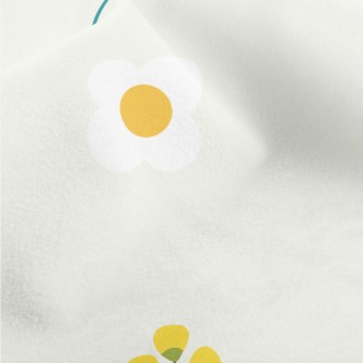 Mini Cute Flowers And Plants Micro Fleece