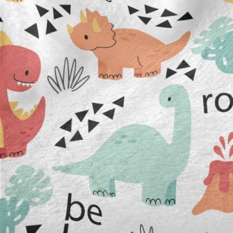 Lively Dinosaur Family Minky