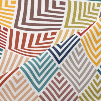 Gradient Colorful Arrows Piqué