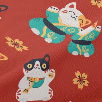 Lucky Cat And Sakura Piqué