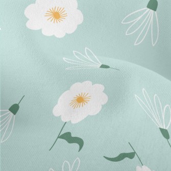 Temperamental Little White Flo Lightweight Performance Linen