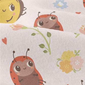 Cute Bee Ladybug Modern Jersey