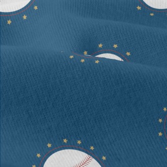 Baseball With Stars Around Modern Jersey
