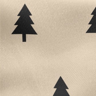 Simple Christmas Tree Jersey Backed Fleece