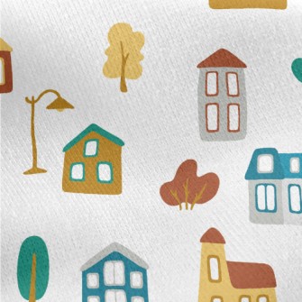 Fairytale Town House Jersey Backed Fleece