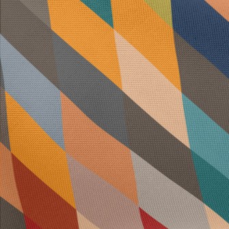 Retro Color Squares Pongee