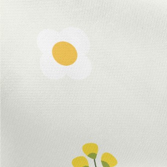 Mini Cute Flowers And Plants Pongee