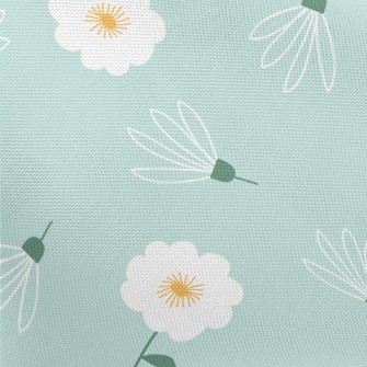 Temperamental Little White Flo Pongee