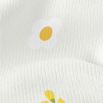 Mini Cute Flowers And Plants Stretch Jersey