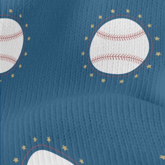 Baseball With Stars Around Stretch Jersey
