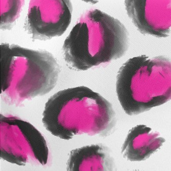 Watercolor Fluorescent Leopard Lightweight Cotton Poplin