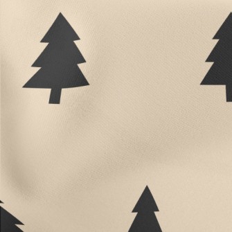 Simple Christmas Tree Lightweight Cotton Poplin