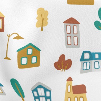 Fairytale Town House Lightweight Cotton Poplin
