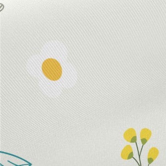 Mini Cute Flowers And Plants Midweight Cotton Poplin