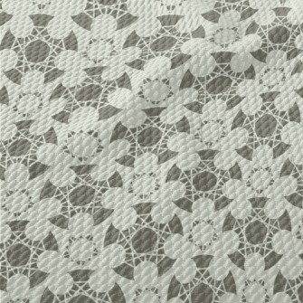 Dot Polygon Geometry Birdseye Piqué