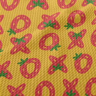 Deformed OX Strawberry Birdseye Piqué